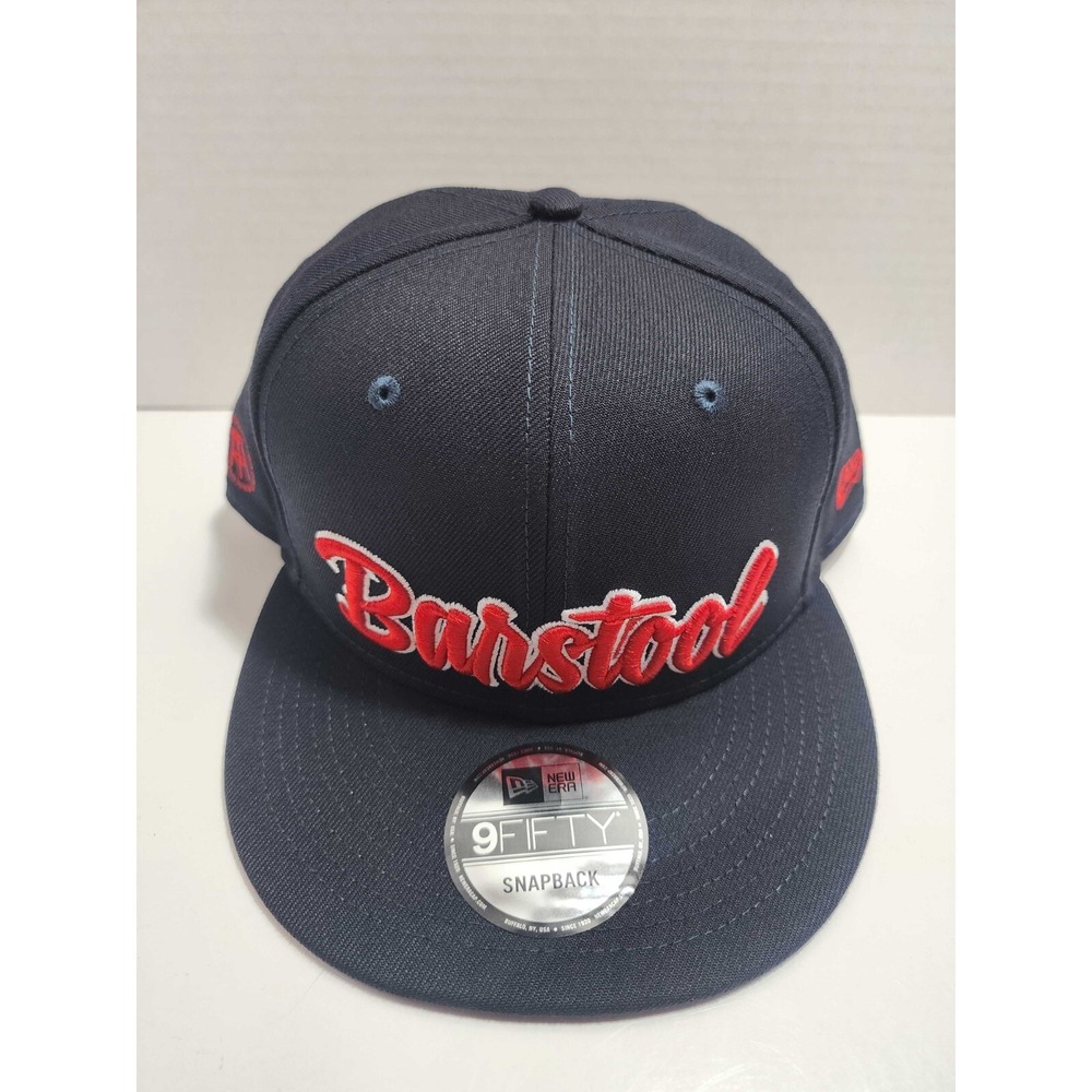 New Era 9FIFTY Barstool Sports Classic Snapback Adjustable Hat Cap Navy Red NWT